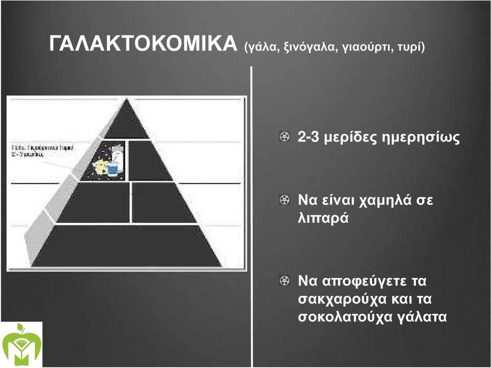 ηµερησίως Να είναι χαµηλά σε λιπαρά