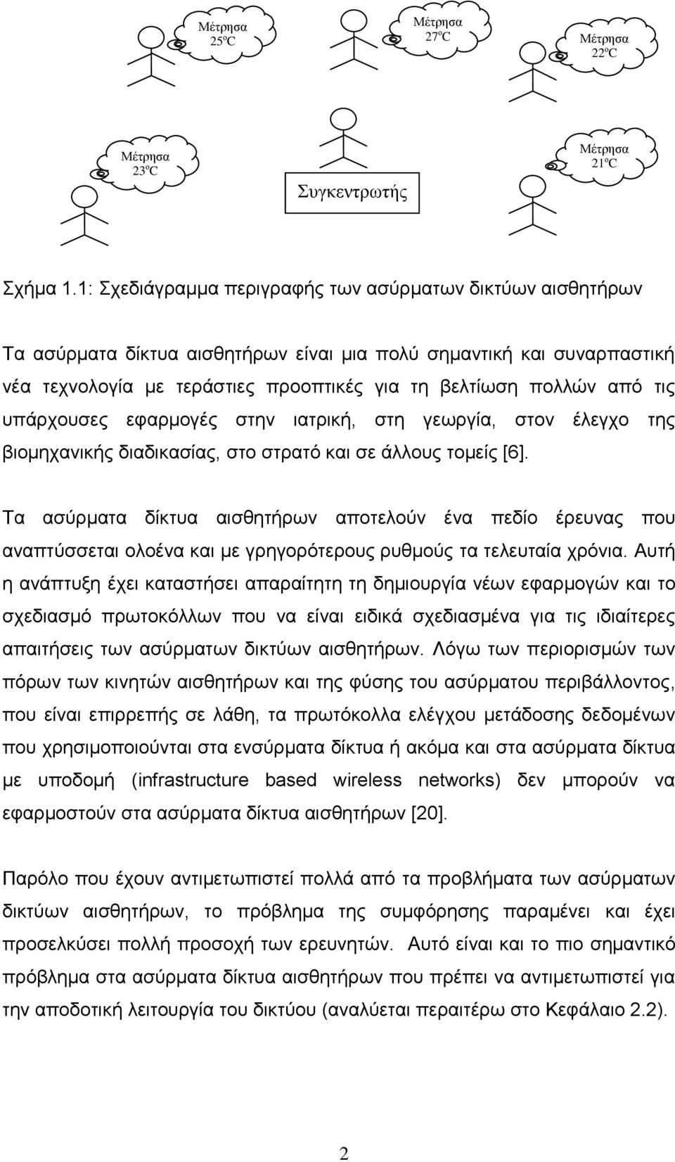 τις υπάρχουσες εφαρμογές στην ιατρική, στη γεωργία, στον έλεγχο της βιομηχανικής διαδικασίας, στο στρατό και σε άλλους τομείς [6].
