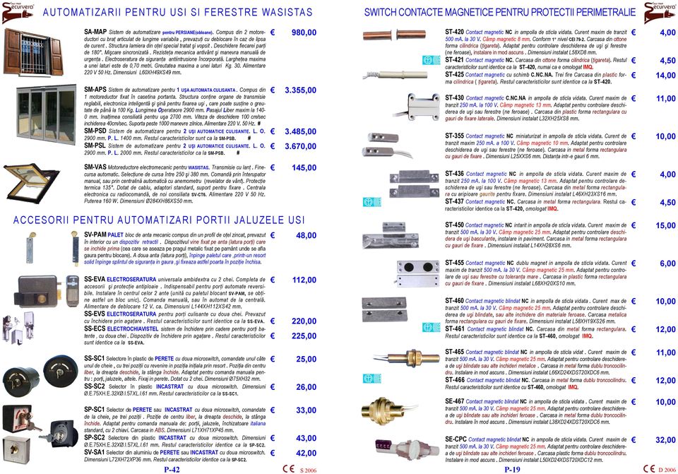 Indice P 59 P Centrale Electronice Pentru Implant De Siguranţa