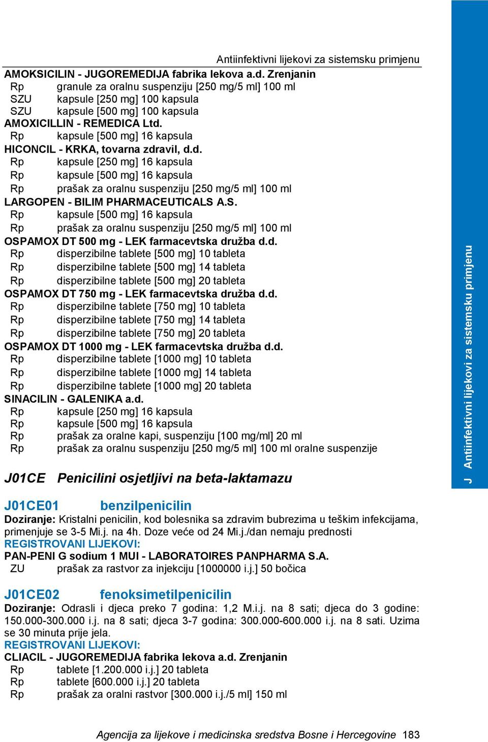 ANTIINFEKTIVNI LIJEKOVI ZA SISTEMSKU PRIMJENU ANTIBAKTERIJSKI LIJEKOVI  (LIJEKOVI ZA SISTEMSKO LIJEČENJE BAKTERIJSKIH INFEKCIJA) - PDF Free Download