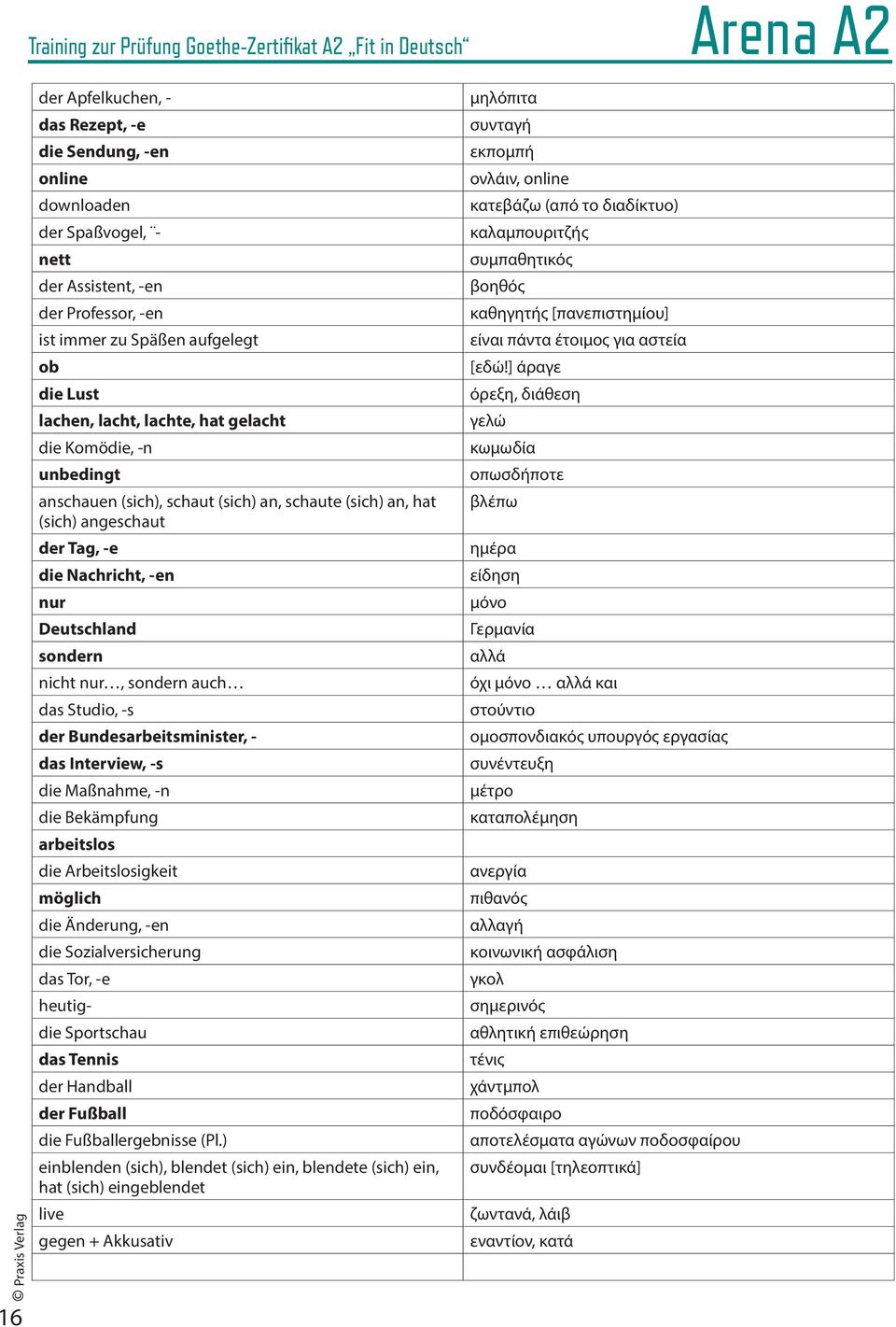 Ev Fakos Chr Orfanou Sp Koukidis Glossar Deutsch Griechisch Pdf