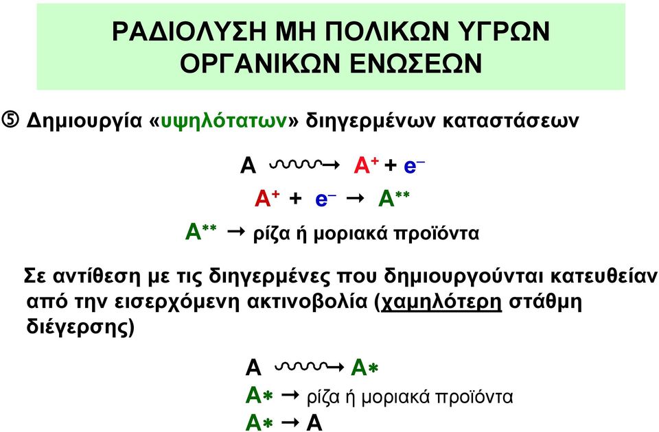 αντίθεση με τις διηγερμένες που δημιουργούνται κατευθείαν από την