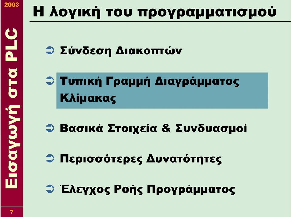 Κλίµακας Βασικά Στοιχεία & Συνδυασµοί