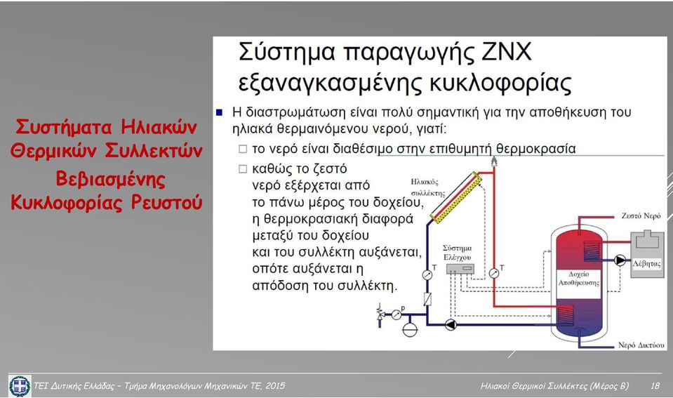 Δυτικής Ελλάδας Τμήμα Μηχανολόγων