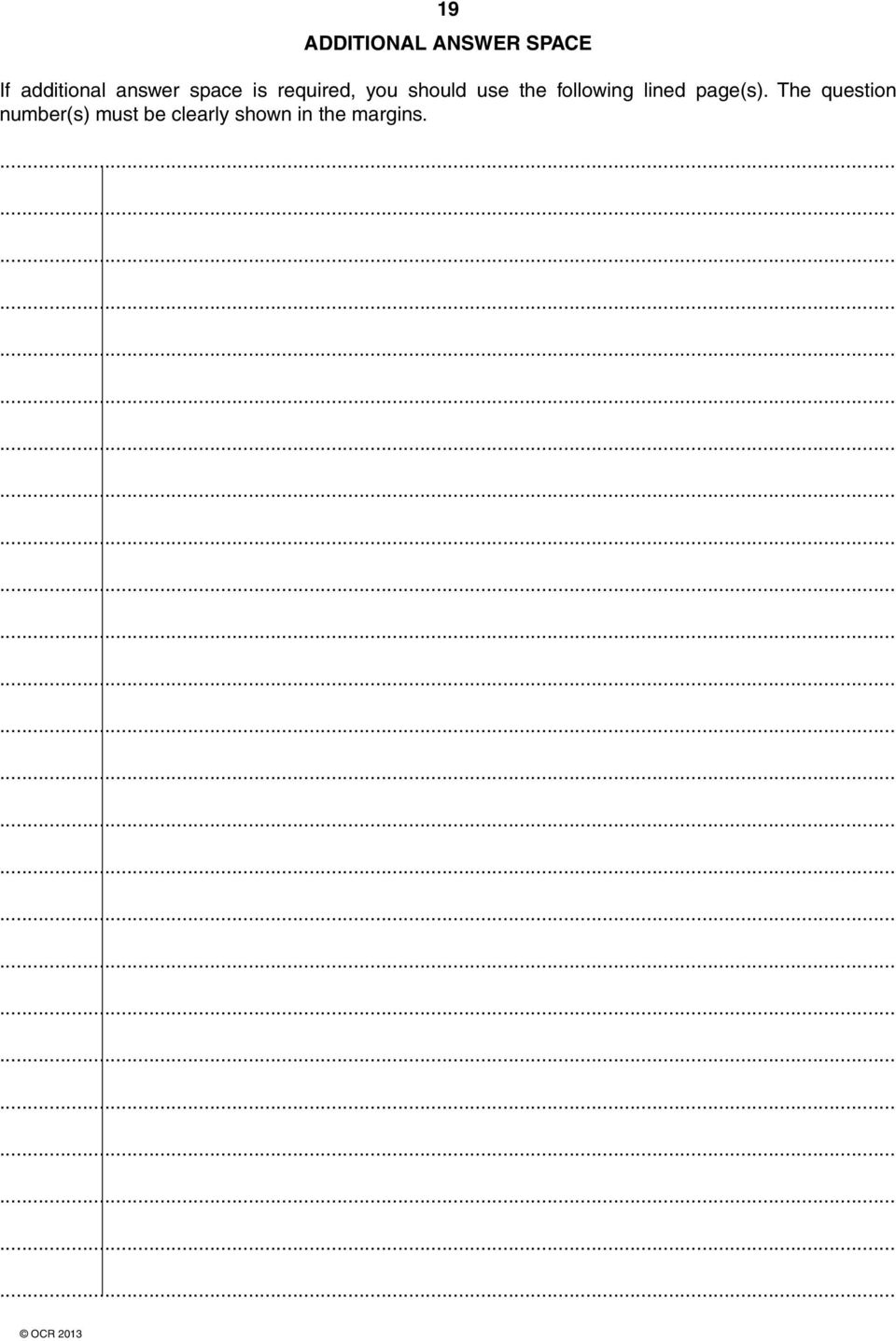 the following lined page(s).