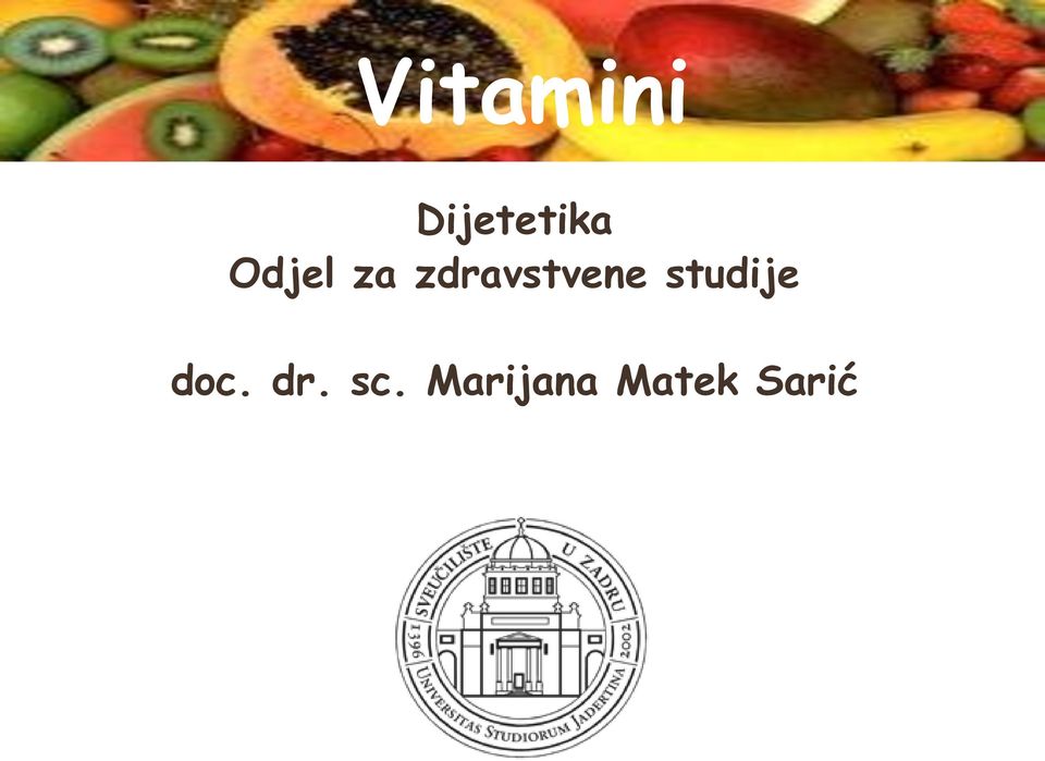 studije doc. dr. sc.