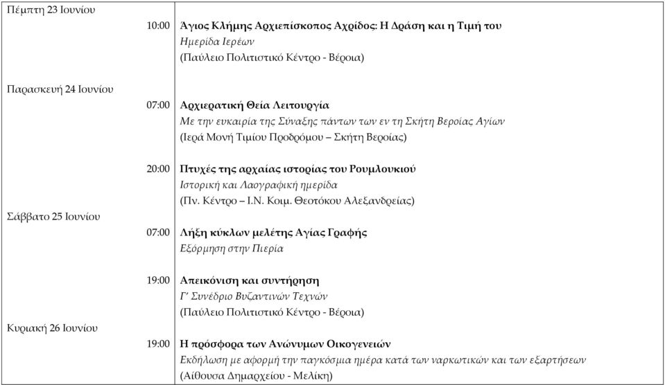 Λαογραφική ημερίδα (Πν. Κέντρο Ι.Ν. Κοιμ.