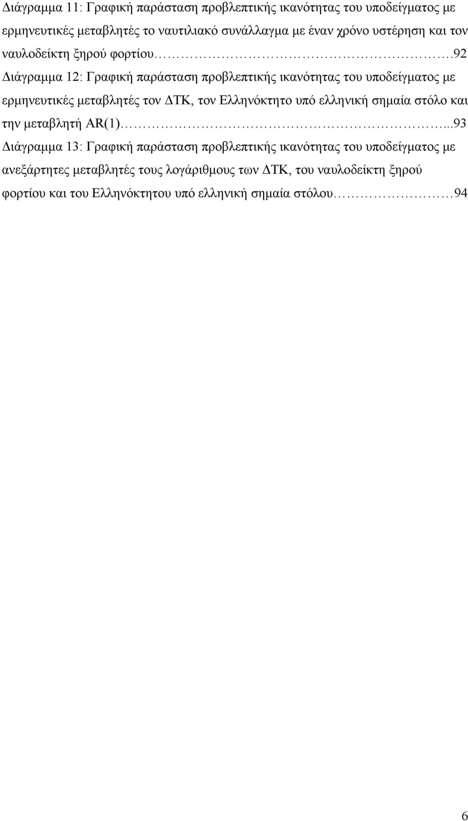 92 ιάγραµµα 12: Γραφική παράσταση προβλεπτικής ικανότητας του υποδείγµατος µε ερµηνευτικές µεταβλητές τον ΤΚ, τον Ελληνόκτητο υπό ελληνική