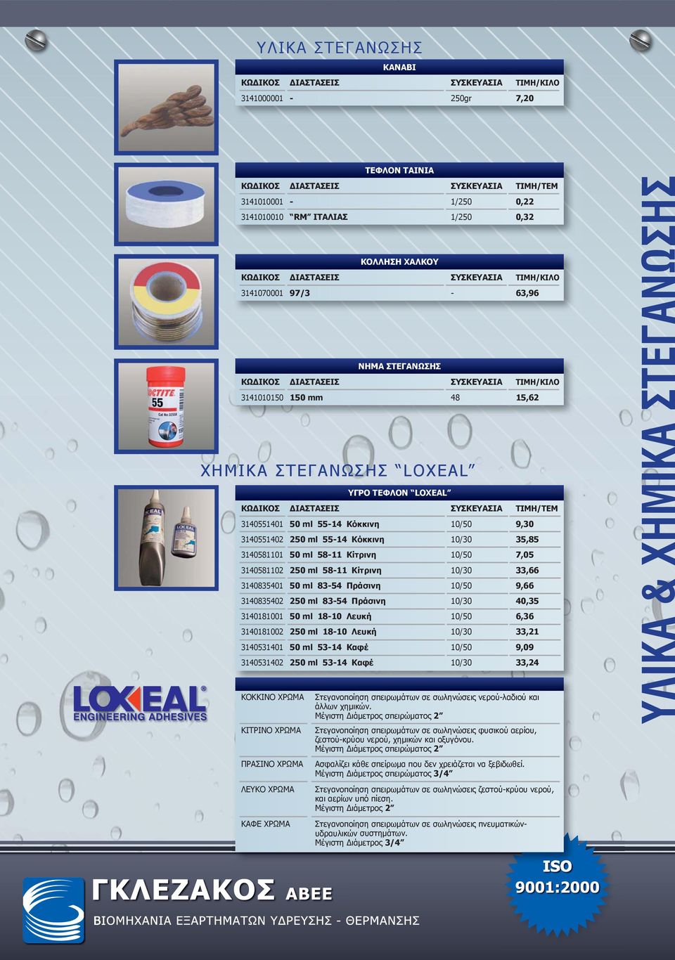 Κόκκινη 250 ml 55-14 Κόκκινη 50 ml 58-11 Κίτρινη 250 ml 58-11 Κίτρινη 50 ml 83-54 Πράσινη 250 ml 83-54 Πράσινη 50 ml 18-10 Λευκή 250 ml 18-10 Λευκή 50 ml 53-14 Καφέ 250 ml 53-14 Καφέ 9,30 35,85 7,05