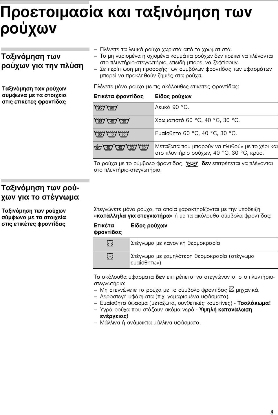 SIEMENS. Οδηγίες χρήσης el. πλυντήριο-στεγνωτήριο - PDF Free Download