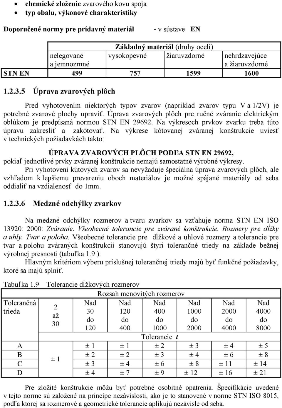 5 Úprava zvarových plôch Pred vyhotovením niektorých typov zvarov (napríklad zvarov typu V a 1/2V) je potrebné zvarové plochy upraviť.