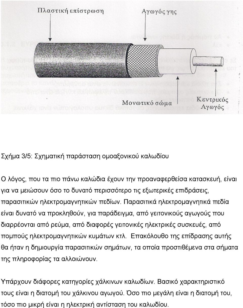 Παρασιτικά ηλεκτρομαγνητικά πεδία είναι δυνατό να προκληθούν, για παράδειγμα, από γειτονικούς αγωγούς που διαρρέονται από ρεύμα, από διαφορές γειτονικές ηλεκτρικές συσκευές, από πομπούς