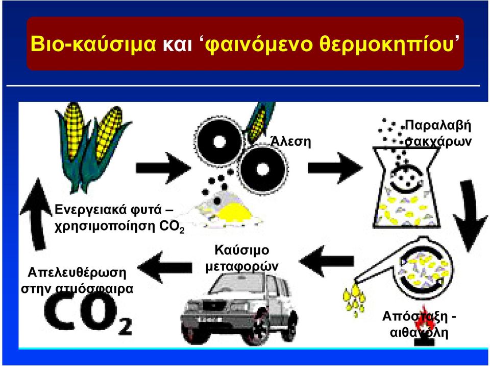 χρησιµοποίηση CO 2 Απελευθέρωση στην