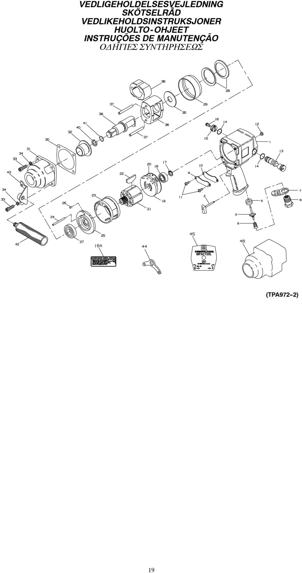 VEDLIKEHOLDSINSTRUKSJONER HUOLTO-
