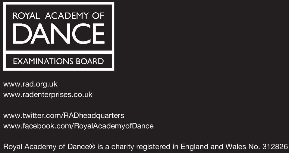 com/royalacademyofdance Royal Academy of Dance