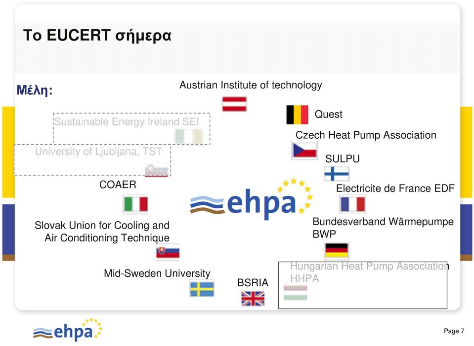 Electricite de France EDF Slovak Union for Cooling and Air Conditioning Technique