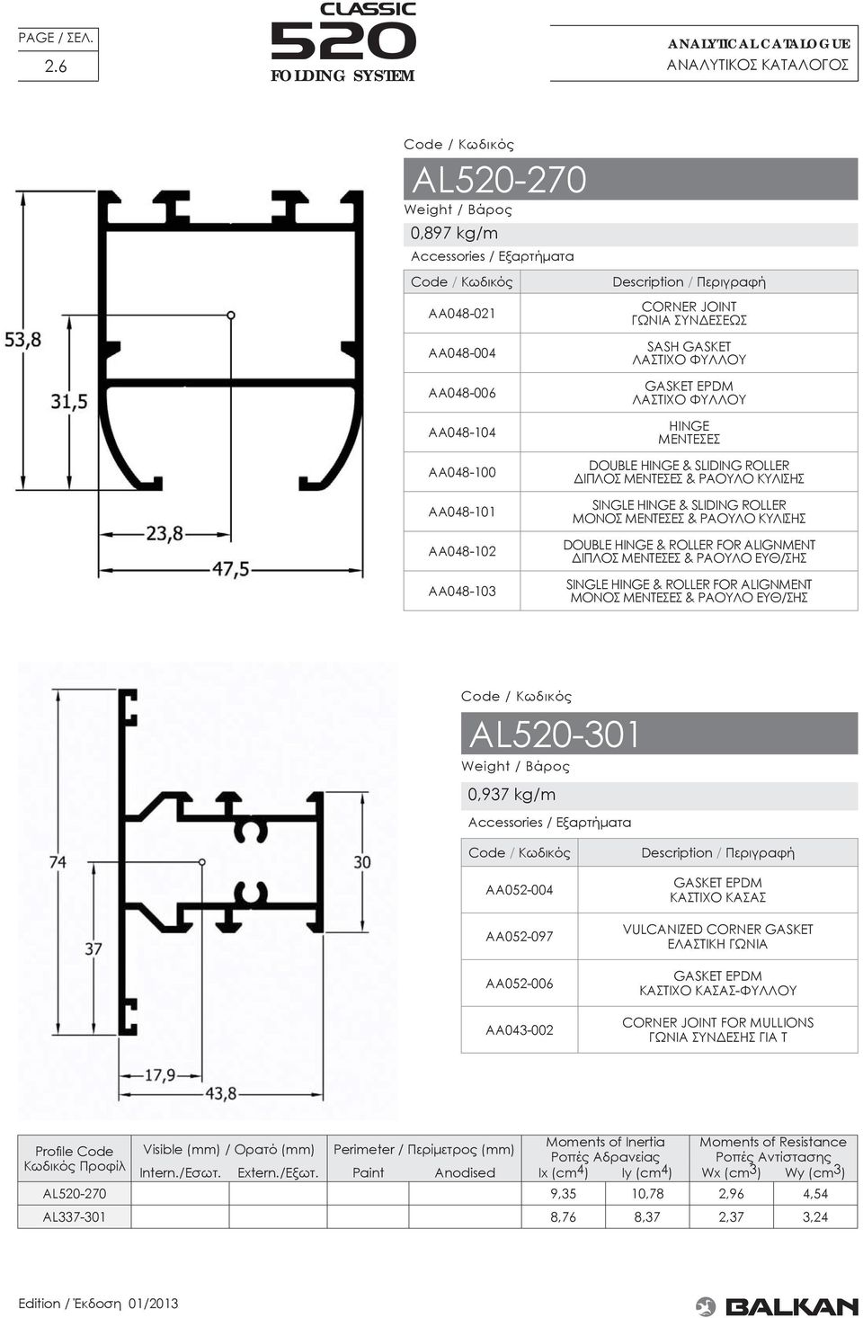 ΛΑΣΤΙΧΟ ΦΥΛΛΟΥ GASKET EPDM ΛΑΣΤΙΧΟ ΦΥΛΛΟΥ HINGE ΜΕΝΤΕΣΕΣ ΑΑ048-100 ΑΑ048-101 ΑΑ048-102 ΑΑ048-103 DOUBLE HINGE & SLIDING ROLLER ΔΙΠΛΟΣ ΜΕΝΤΕΣΕΣ & ΡΑΟΥΛΟ ΚΥΛΙΣΗΣ SINGLE HINGE & SLIDING ROLLER ΜΟΝΟΣ