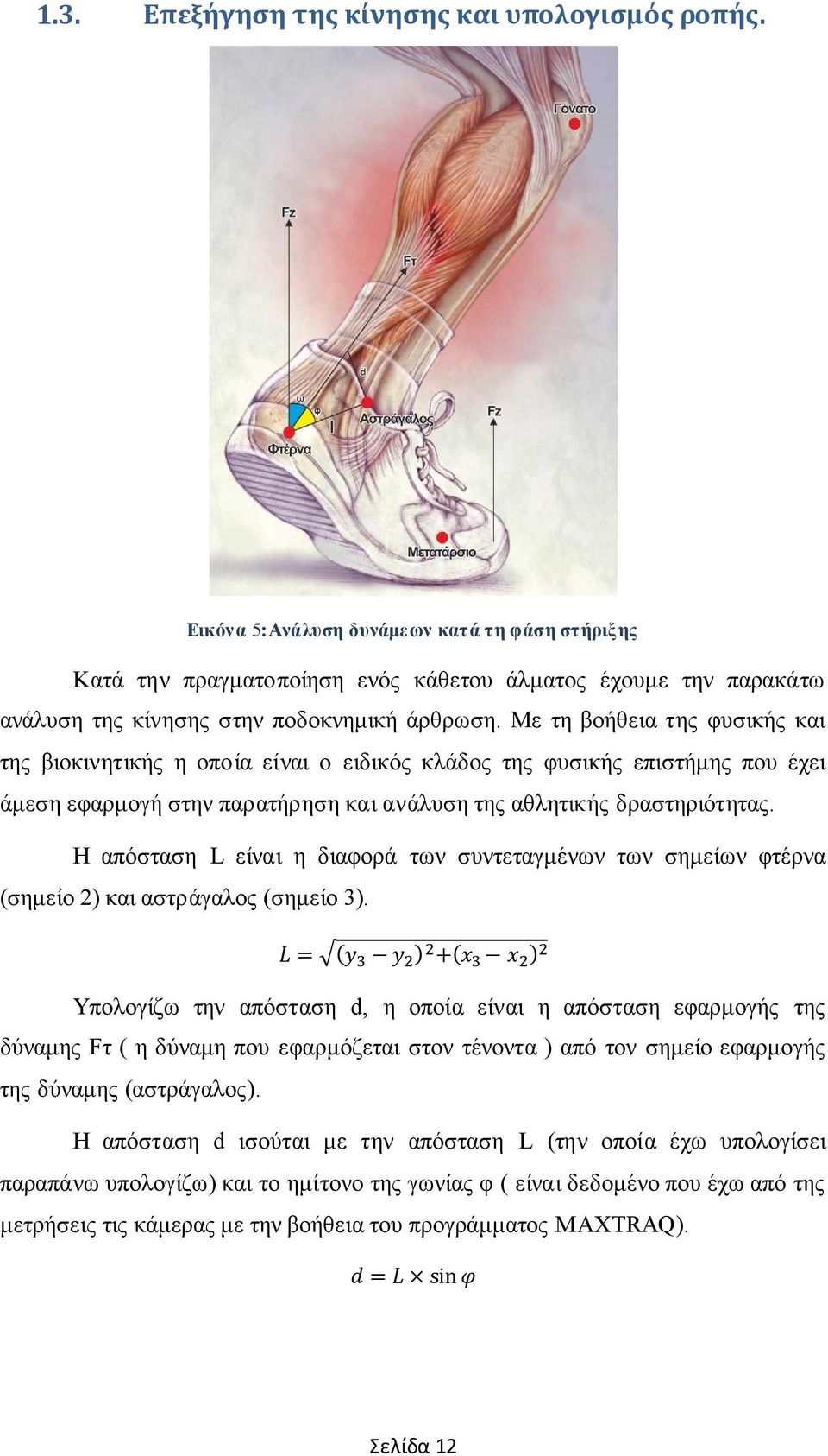 Με τη βοήθεια της φυσικής και της βιοκινητικής η οποία είναι ο ειδικός κλάδος της φυσικής επιστήμης που έχει άμεση εφαρμογή στην παρατήρηση και ανάλυση της αθλητικής δραστηριότητας.