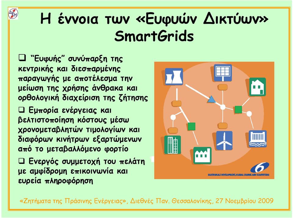 και βελτιστοποίηση κόστους µέσω χρονοµεταβλητών τιµολογίων και διαφόρων κινήτρων εξαρτώµενων από