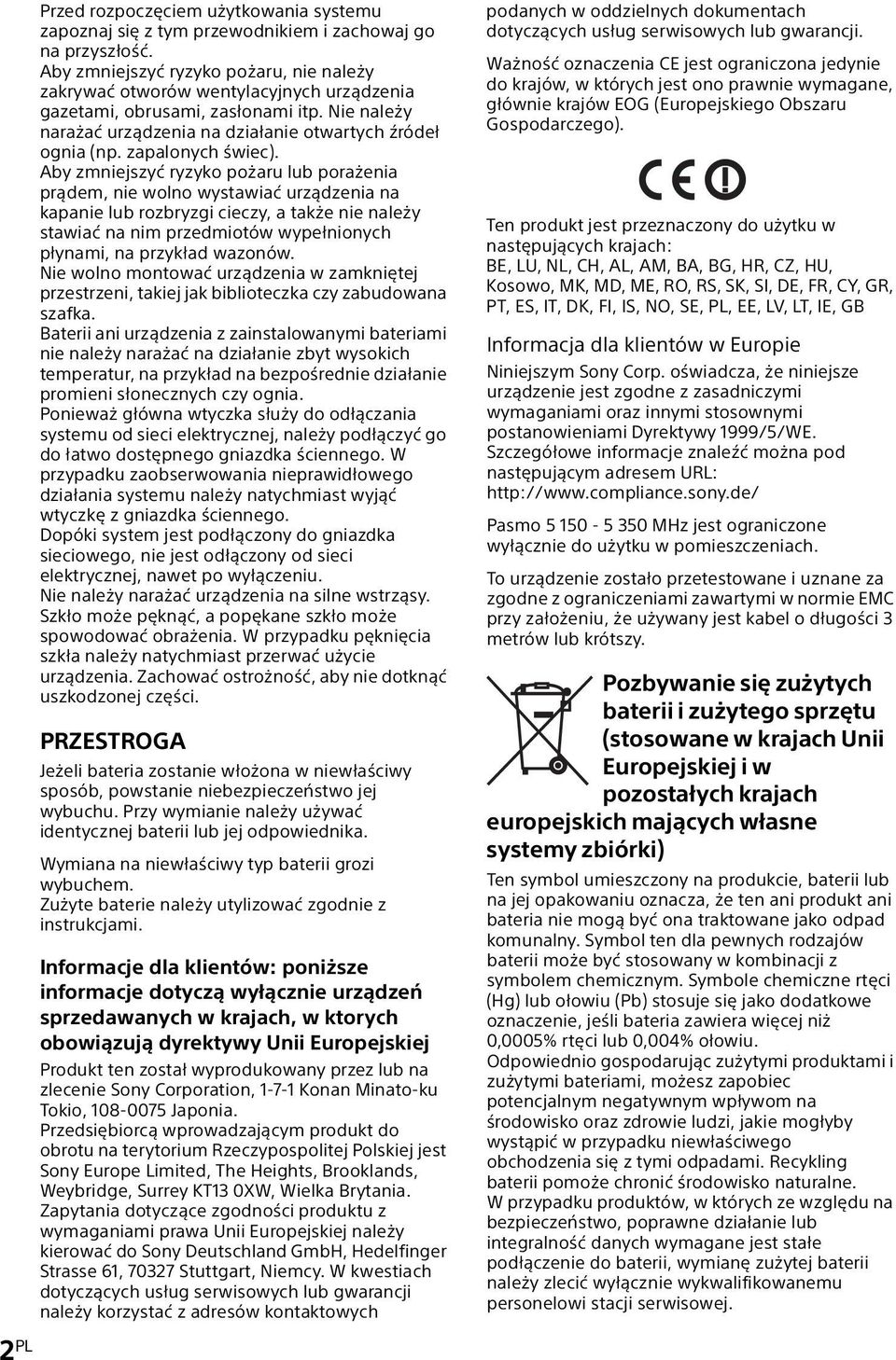 zapalonych świec).