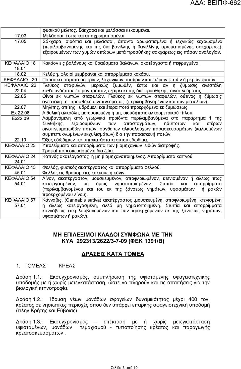 05 Σάκχαρα, σιρόπια και µελάσσαι, άπαντα αρωµατισµένα ή τεχνικώς κεχρωσµένα (περιλαµβανόµενης και της δια βανίλλης ή βανιλλίνης αρωµατισµένης σακχάρεως), εξαιρουµένων των χυµών οπώρων µετά προσθήκης