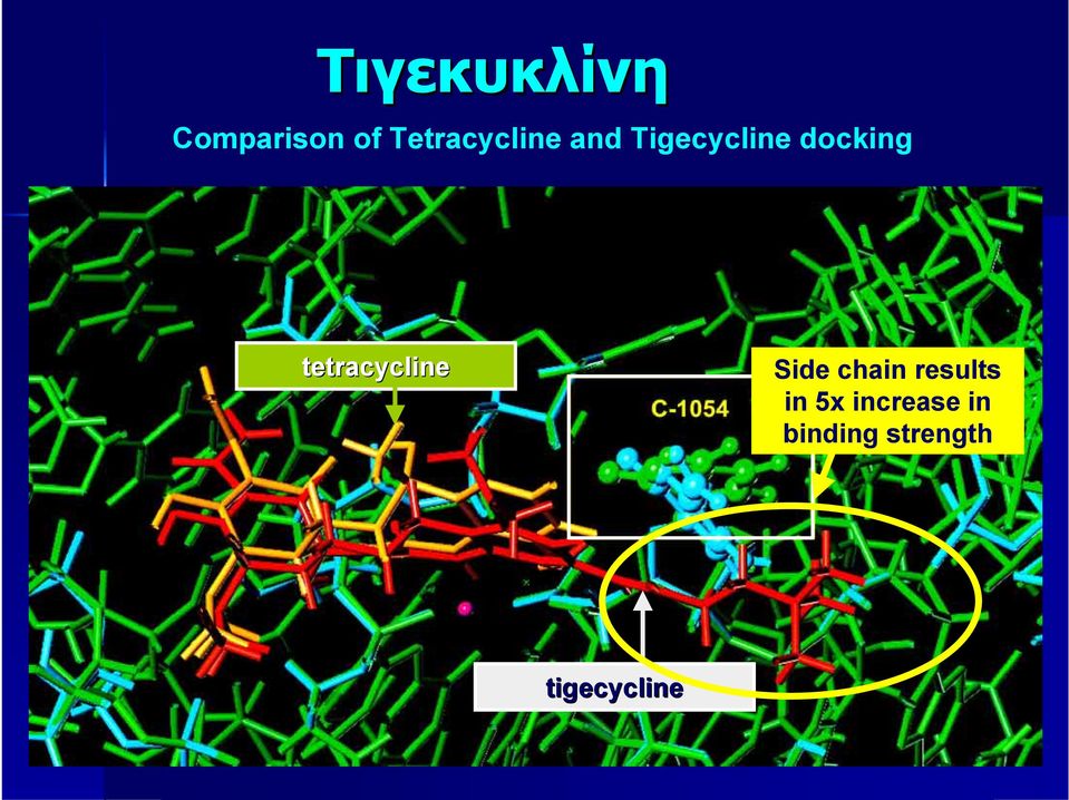 docking tetracycline Side chain