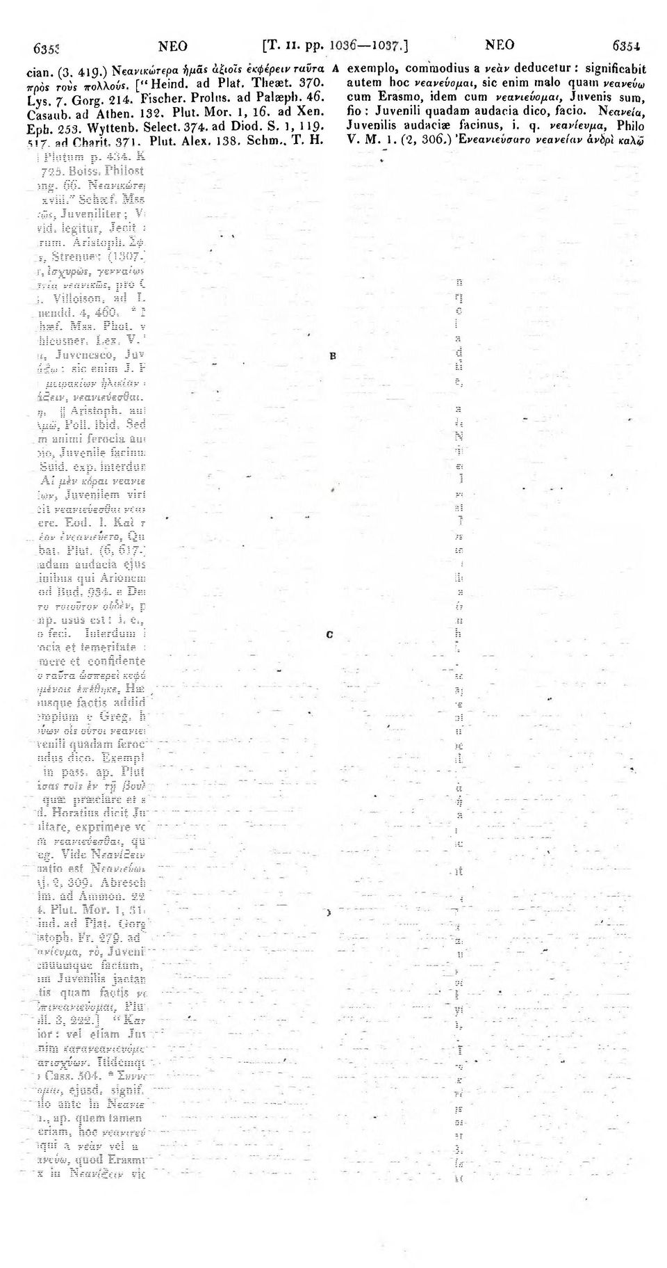 3, 725. Boiss. Philostr. 484. Vehemens, Villoison. ad Long. 66. Νεανικώτεροε ειπείν, Heind. ad Plat. Apol. p. xviii." Schaef. Mss. Schleusn. Lex. V. T.