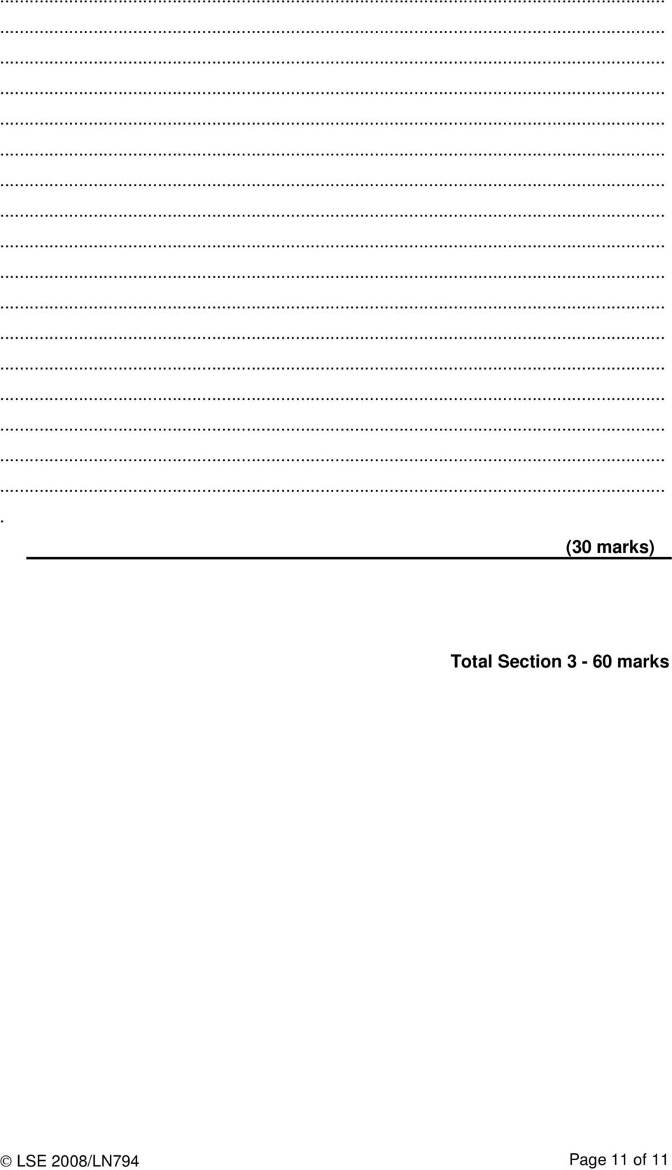 3-60 marks LSE