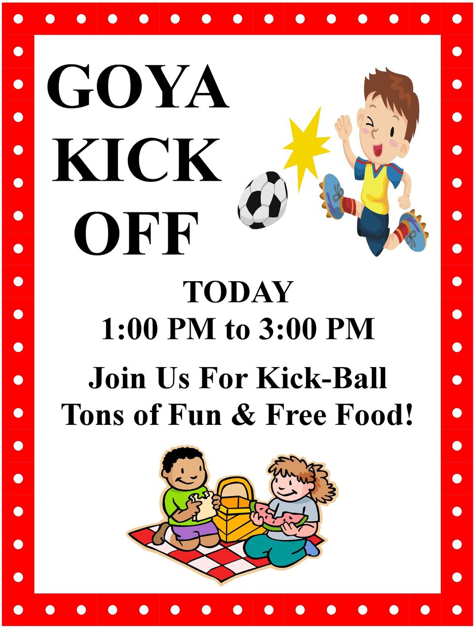 Join Us For Kick-Ball