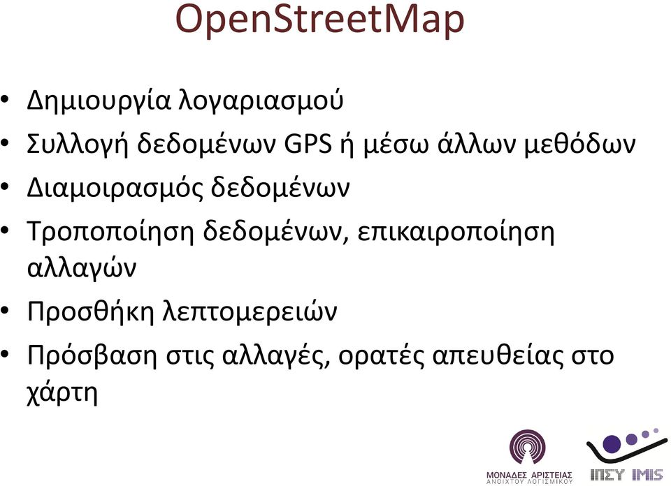 Τροποποίηση δεδομένων, επικαιροποίηση αλλαγών Προσθήκη