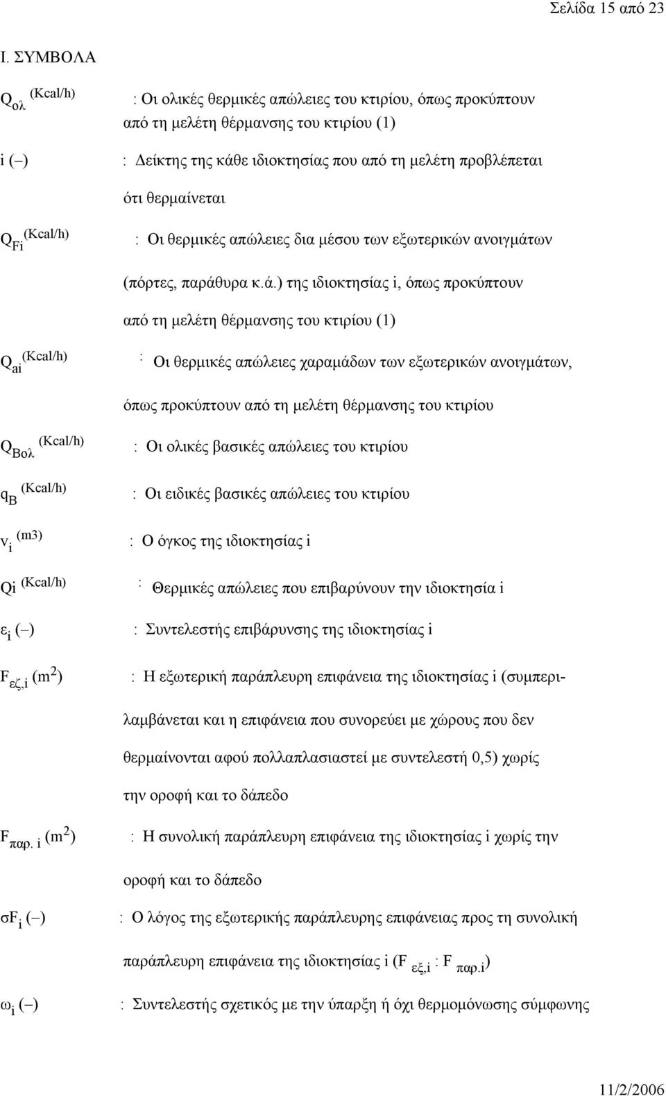 εξωτερικών ανοιγμάτ