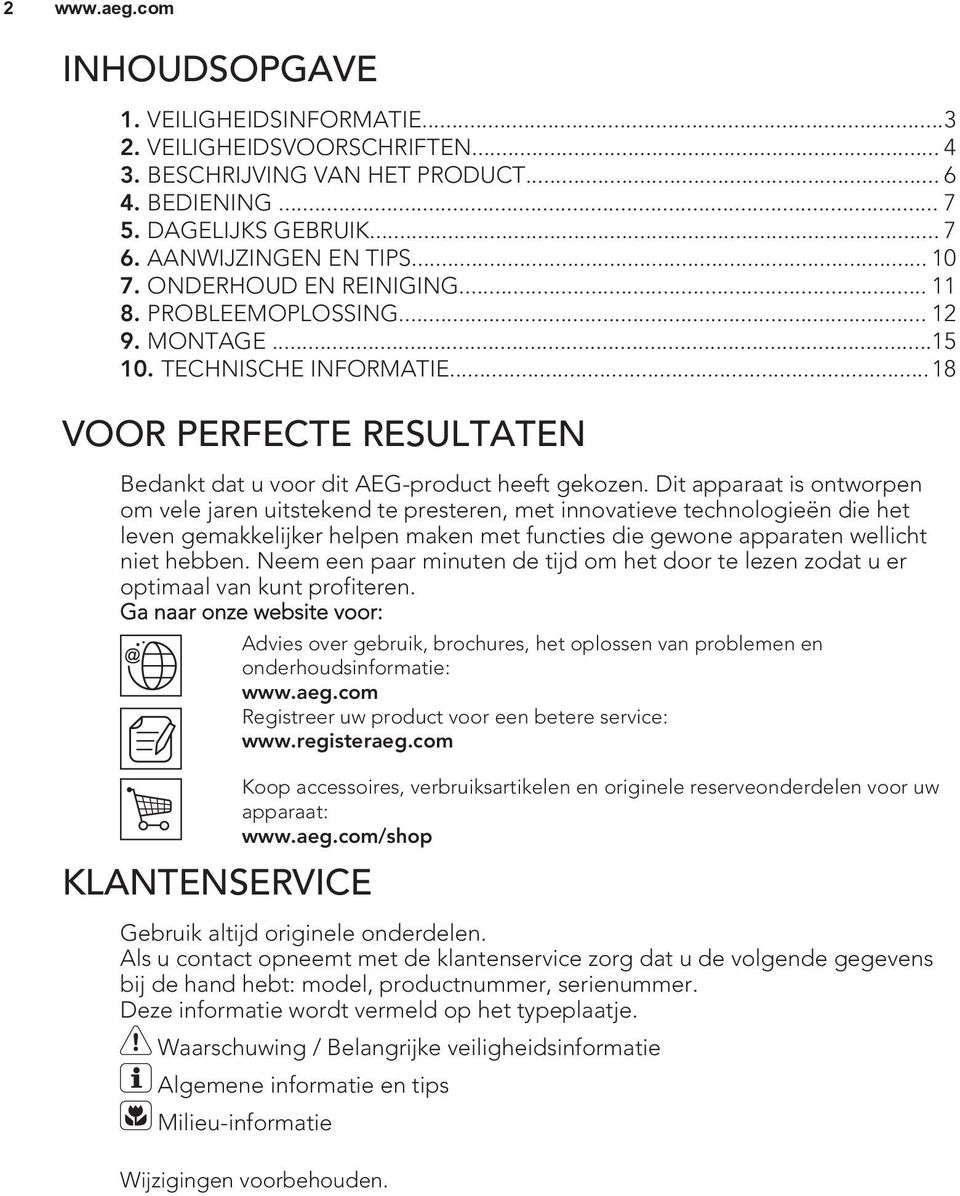 Dit apparaat is ontworpen om vele jaren uitstekend te presteren, met innovatieve technologieën die het leven gemakkelijker helpen maken met functies die gewone apparaten wellicht niet hebben.