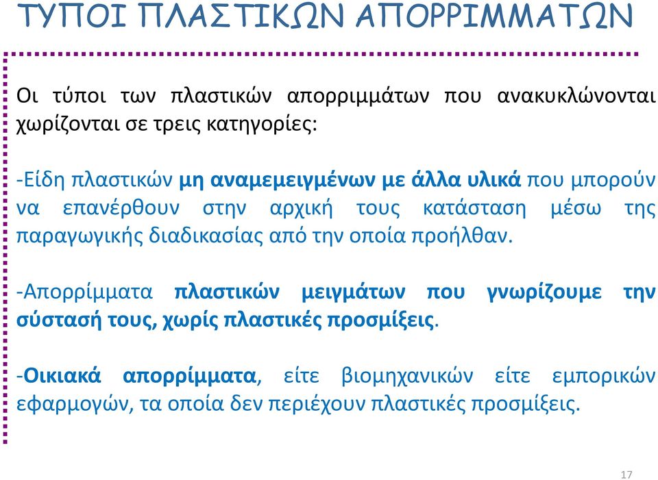 παραγωγικής διαδικασίας από την οποία προήλθαν.