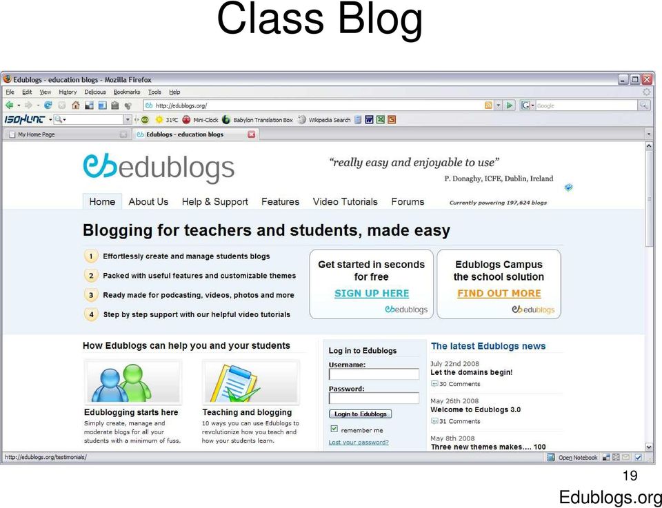 Edublogs.