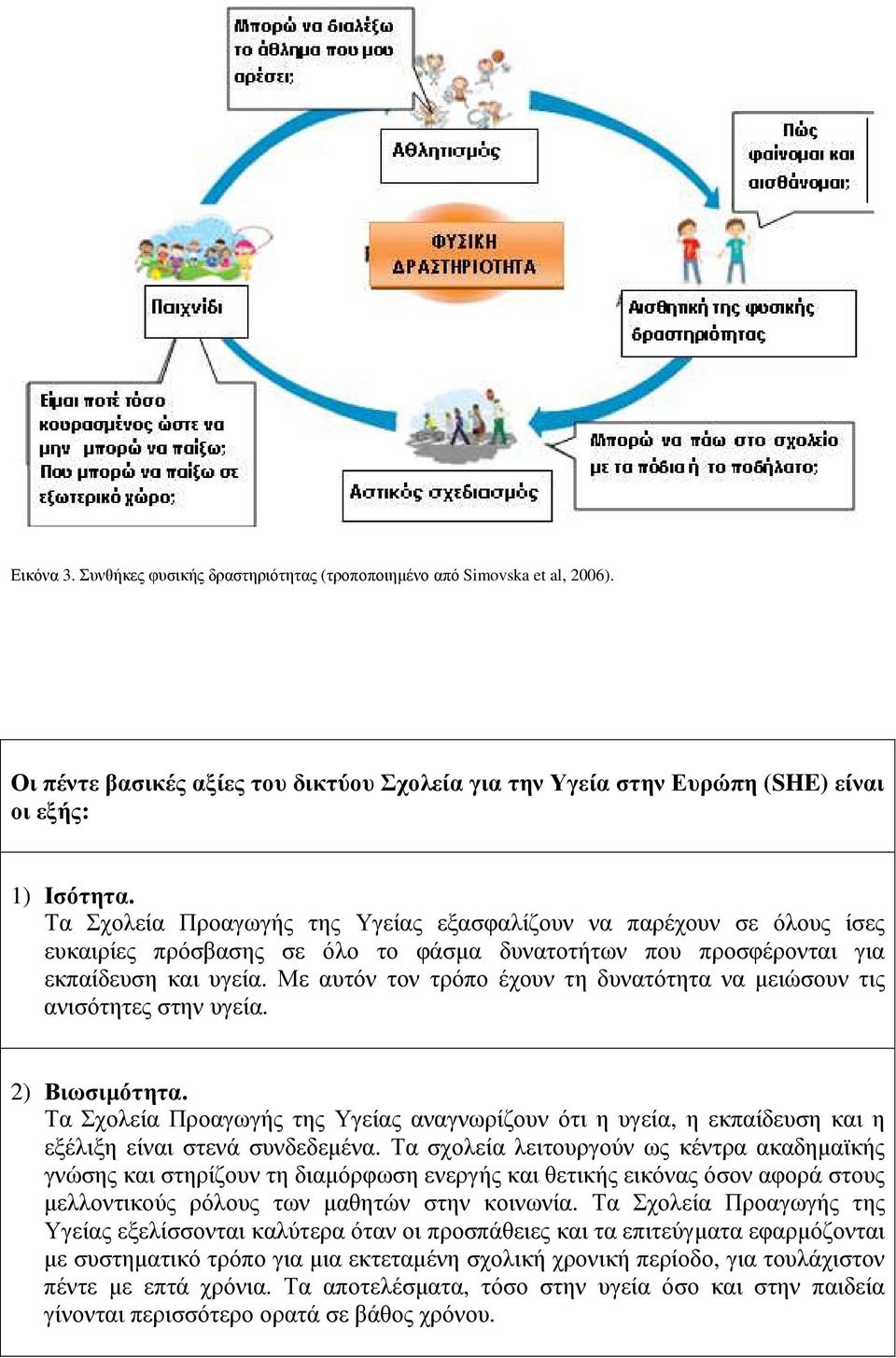 Με αυτόν τον τρόπο έχουν τη δυνατότητα να µειώσουν τις ανισότητες στην υγεία. 2) Βιωσιµότητα.