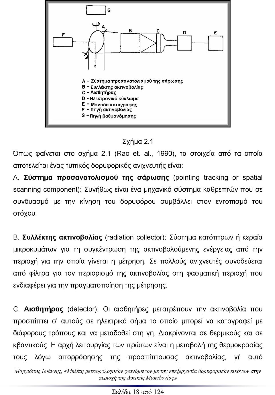 εντοπισμό του στόχου. B.