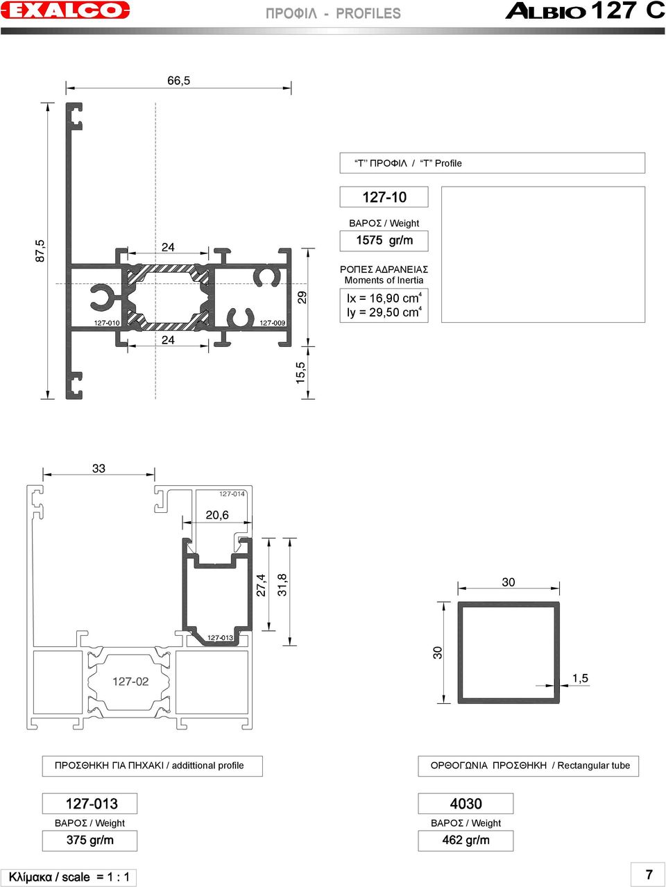 =29,50 cm 4 4 ΠΡΟΣΘΗΚΗ ΓΙΑΠΗΧΑΚΙ /addittional profile