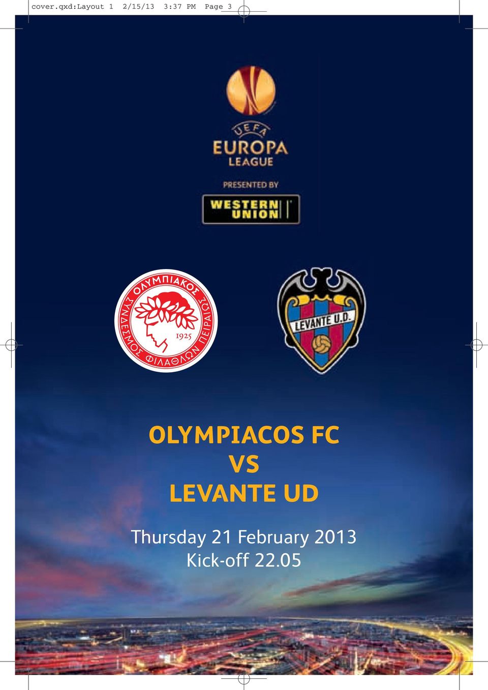PM Page 3 OLYMPIACOS FC VS