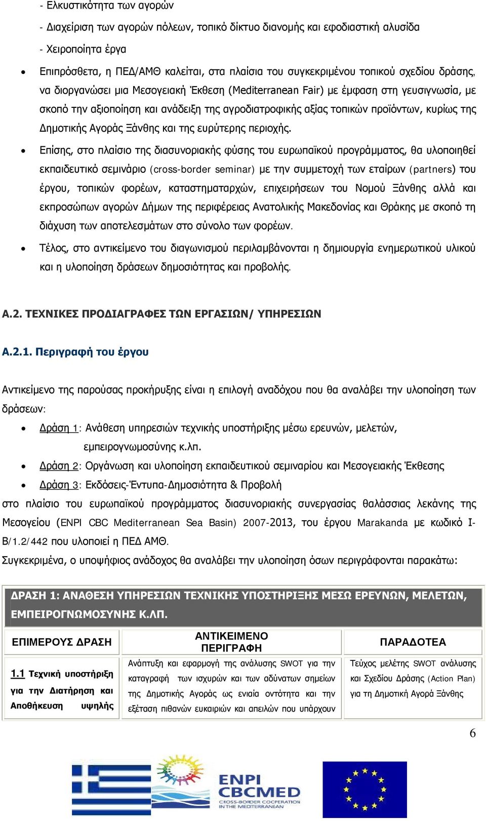 Δημοτικής Αγοράς Ξάνθης και της ευρύτερης περιοχής.