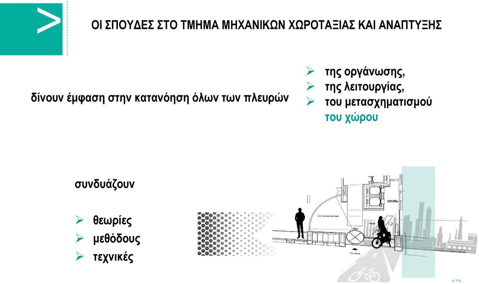 πλευρών της οργάνωσης, της λειτουργίας, του