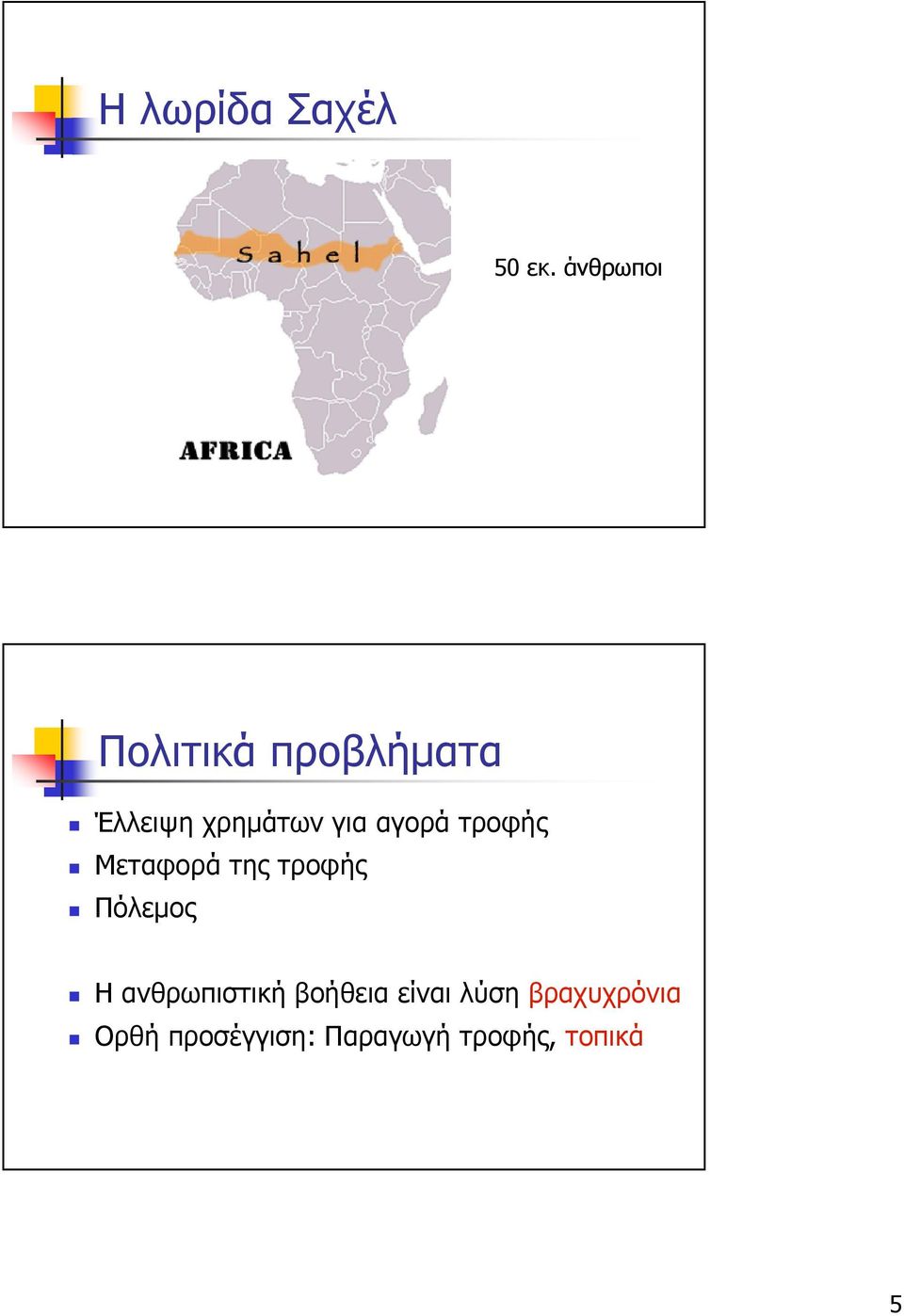 αγορά τροφής Μεταφορά της τροφής Πόλεµος Η