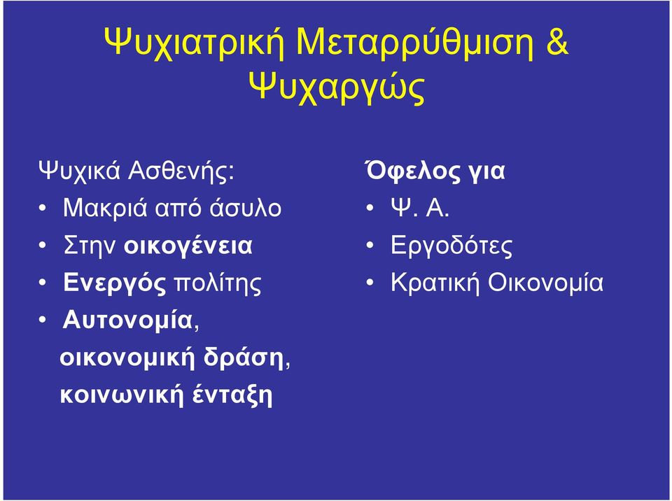 Ενεργόςπολίτης Αυτονοµία, οικονοµική δράση,