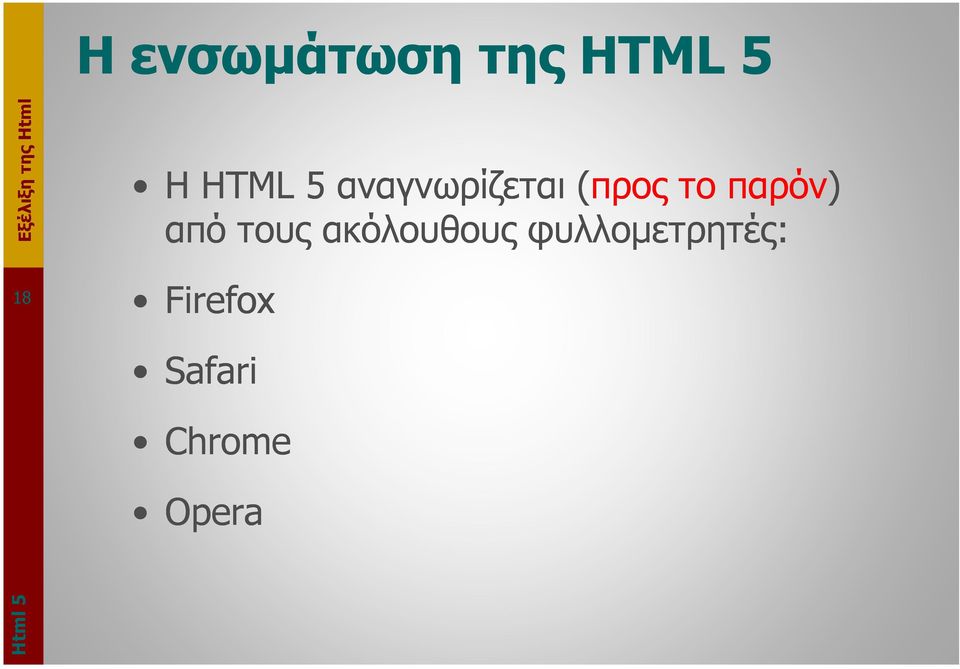 τους ακόλουθους φυλλοµετρητές: 18