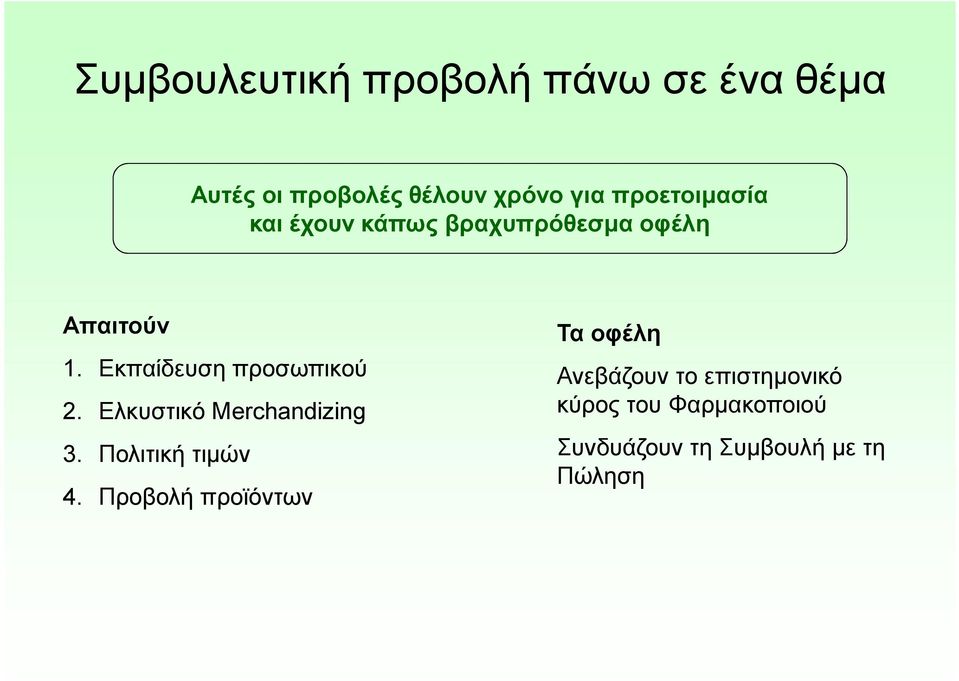 Εκπαίδευση προσωπικού Ανεβάζουν το επιστημονικό κύρος του Φαρμακοποιού 2.