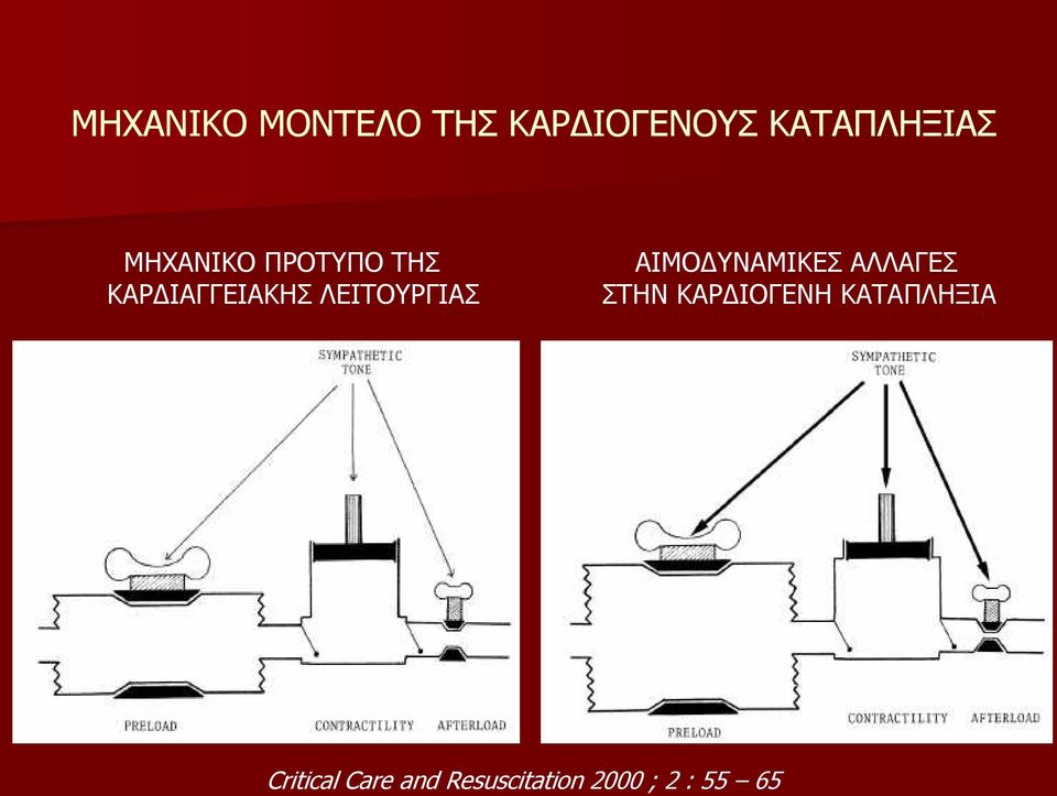 ΑΙΜΟΥΝΑΜΙΚΕΣ ΑΛΛΑΓΕΣ ΣΤΗΝ ΚΑΡΙΟΓΕΝΗ ΚΑΤΑΠΛΗΞΙΑ