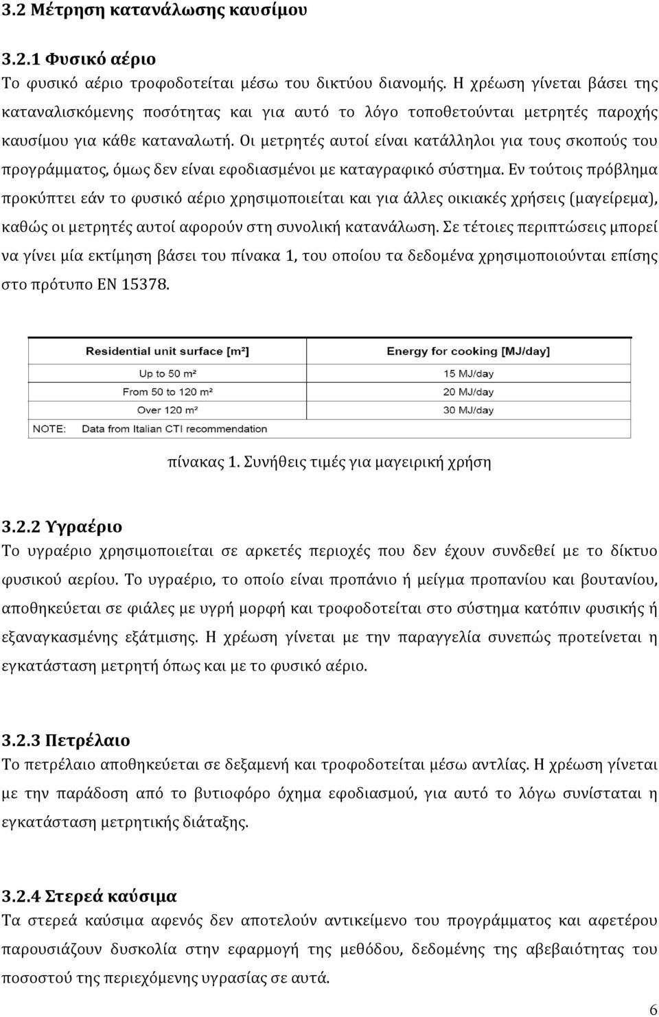 Οι μετρητές αυτοί είναι κατάλληλοι για τους σκοπούς του προγράμματος, όμως δεν είναι εφοδιασμένοι με καταγραφικό σύστημα.