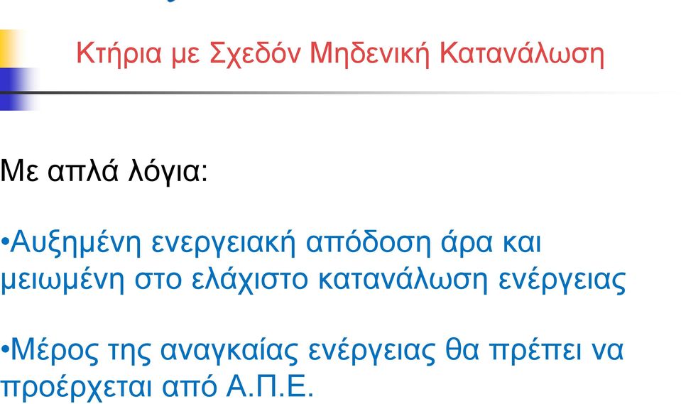 ειωμένη στο ελάχιστο κατανάλωση ενέργειας Μέρος