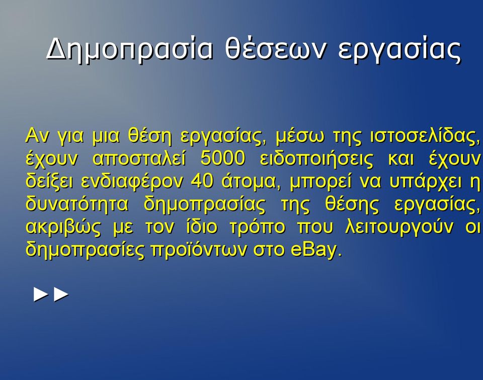 ενδιαφέρον 40 άτομα, μπορεί να υπάρχει η δυνατότητα δημοπρασίας της