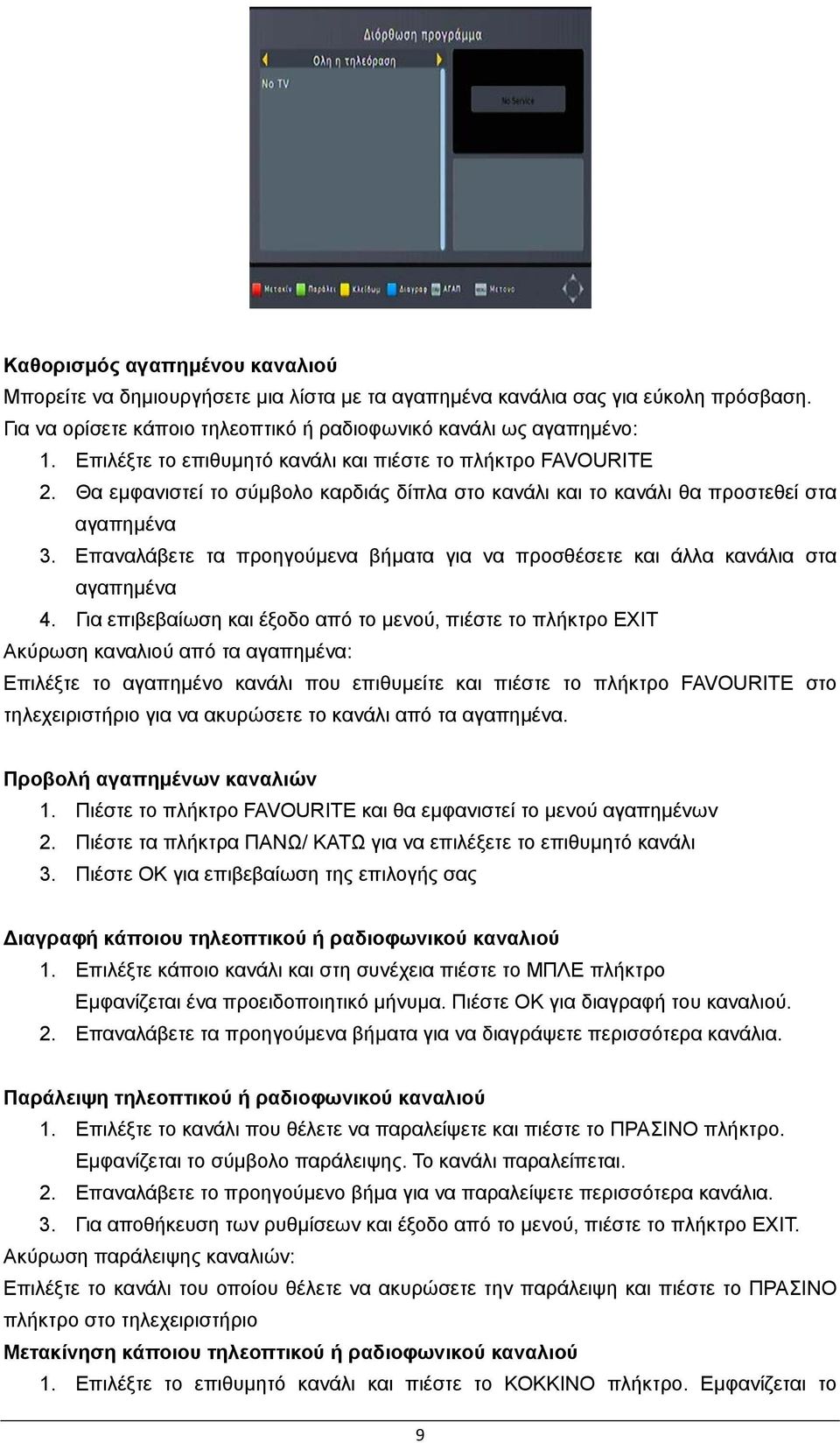 Επαναλάβετε τα προηγούμενα βήματα για να προσθέσετε και άλλα κανάλια στα αγαπημένα 4.