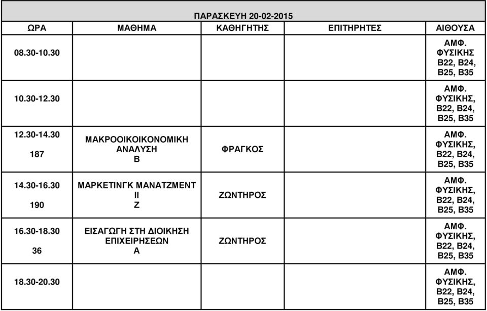 190 ΜΑΡΚΕΤΙΝΓΚ ΜΑΝΑΤΖΜΕΝΤ ΙΙ Ζ ΖΩΝΤΗΡΟΣ